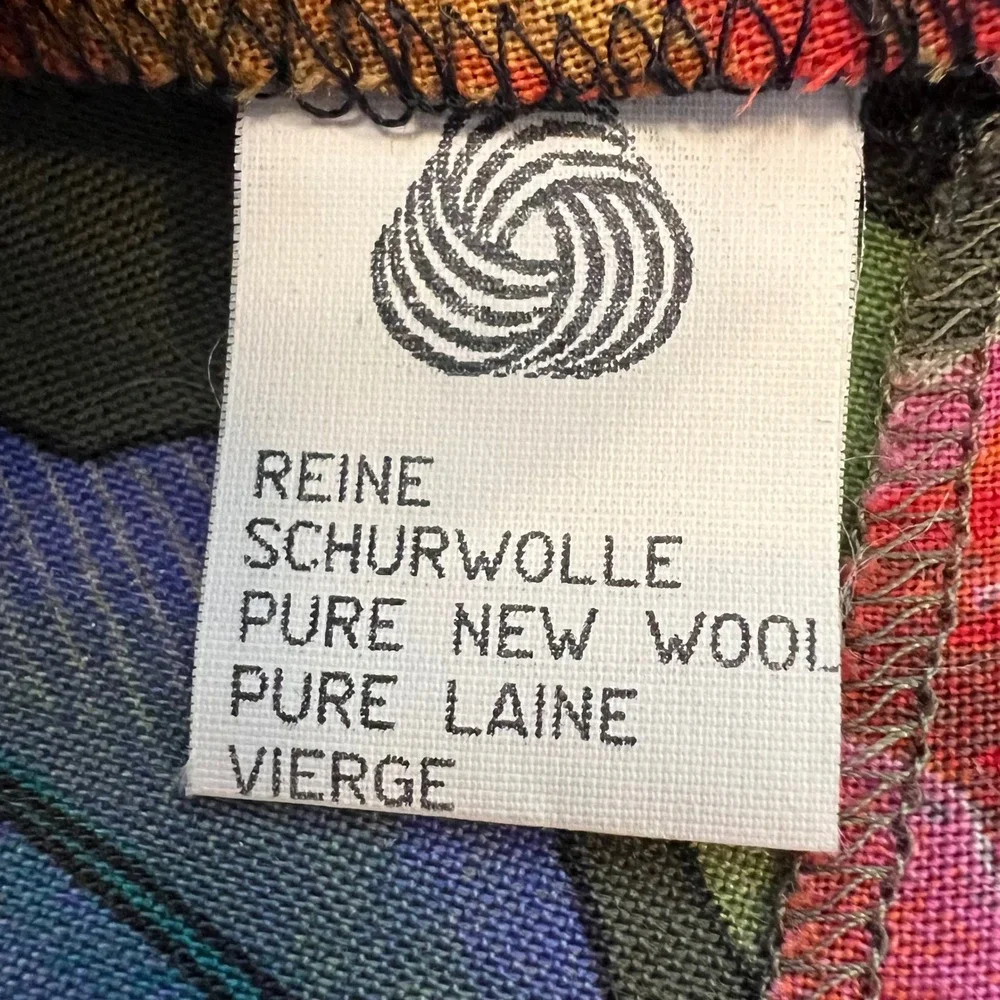 Geiger Collections Vintage Pure New Wool Floral Skirt Set Made in Austria S/M - Picture 3 of 13